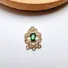 Pendientes de Borla con Microincrustaciones de Zirconia, Collar, Pulsera, Accesorios de Material, Estilo Palacio Antiguo, Retro, DIY