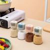 Pote de Tempero Quantitativo Garrafa de Vidro para Especiarias Cozinha Pressionável Frasco de Tempero Pote de Tempero para Churrasco Pote Medidor de Sal Gadget de Cozinha