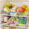 Organizador de Gaveta Fácil de Organizar Plástico Caixa de Armazenamento de Cozinha Cesta de Armazenamento Transparente Oca para Geladeira
