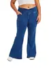 Calça Jeans Wide Leg de Cintura Alta, Novo Estilo Europeu e Americano, para Mulheres, Solta, Emagrecimento, Levanta Bumbum, Alta Elasticidade, Fitness Casual