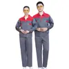 Conjunto Mayorista de Ropa de Trabajo Cruzada de Poliéster-Algodón para Primavera y Otoño para Taller de Fábrica de Reparación de Automóviles, Ropa de Protección Laboral Duradera, Ropa de Trabajo con Logo Personalizado