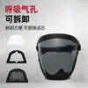 Máscara de Proteção contra Pesticidas, Proteção Facial Completa, Anti-embaçante Dupla Face, à Prova de Poeira Industrial, Proteção para Soldagem, Óculos Transparentes de Alta Definição