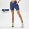 Pantalones Cortos de Running para Maratón Unisex de Seis Bolsillos con Bolsillo de Cintura de Secado Rápido, Pantalones de Compresión para Ciclismo, Fitness