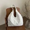 Bolsa de Lona Floral de Encaje Fresco Estilo Coreano para Mujer 2026 Nueva Bolsa de Hombro Tote de Gran Capacidad Bolsa para el Hombro para Viajes