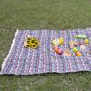 Alfombrilla de picnic portátil para camping al aire libre estilo bohemio ins alfombrilla de suelo teñida en hilo estilo étnico retro tela de picnic venta al por mayor