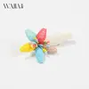 Wjia Primavera Verão Nova Moda Simples Presilha Lateral Flor Franja Presilha Cabelos Soltos Feminino Doce Alto Padrão Acessórios de Cabelo Presilha de Cabelo