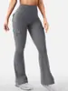Pantalones de Yoga Acampanados con Bolsillos Amazon Workwear para Mujer, Leggings Deportivos con Forma de Durazno Levanta Glúteos, Pantalones de Yoga