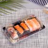 Caja de sushi, caja de plástico desechable, caja de embalaje para llevar, caja transparente, caja de ensalada de frutas, bandeja para frutas y verduras, bandeja blíster de fábrica