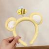 Linda Banda para el Cabello de Felpa con Lazo para Niñas, Pinza para el Cabello para Niños, Adorno para la Cabeza Antideslizante, Hebilla para el Cabello de Bebé, Diadema que Presiona el Cabello