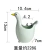 Vaso de Flor Suculenta Formato de Gaivota Desenho Animado Fofo Transfronteiriço Cerâmica Respirável Vaso de Flor para Cacto Planta Verde Decoração de Mesa