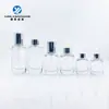 Atacado pronta entrega garrafa plana 50m/30ml frasco de essência frasco cosmético frasco de base frasco de solução concentrada embalagem