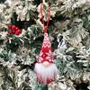Nuevo Adorno Colgante de Decoración Navideña Transfronterizo para Ancianos Colgante para Árbol de Navidad Muñeco sin Rostro Enano Esposo Pequeño Colgante
