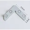 Conector de Caixa de Luz de Código de Ângulo de Ferro Código de Ângulo Espessado Conector de Perfil de Alumínio Tecido de Cartão Canto de Caixa de Luz Ultrafina