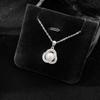 Collar de perlas de agua dulce con trébol de plata esterlina S925 para mujer, moderno, combinable, ligero, de lujo, elegante, con incrustaciones, cadena de clavícula de alta gama.