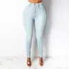 Comércio Exterior Europeu e Americano Transfronteiriço Amazon WISH AliExpress Novo Calça Lápis Feminina de Cintura Alta Slim