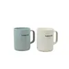 Taza Creativa para Enjuague Bucal para Uso en Casa, Vaso de Plástico para Cepillo de Dientes con Asa, Vaso de Agua con Bloques de Color, Taza para Pareja, Vaso de Cepillo de Dientes al por Mayor
