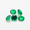 Piedra Suelta Redonda Verde Nano Esmeralda Sintética Nano 0.8~12mm Espinela Gema Venta al por Mayor Resistente a Altas Temperaturas Juego de Cera