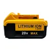 Para herramientas eléctricas Dew Dewei, batería de litio de 20V, 6000mAh, DCB205/DCB200D, taladro de mano