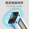 Nueva linterna LED multi-funcional de luz fuerte de largo alcance recargable portátil para exteriores magnética de larga duración luz de trabajo
