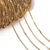 Acero Inoxidable Horno-Cadena de Eslabones Chapada en Oro Cadena Material para Pulsera Collar Extensión de Cadena Cadena de Acero Inoxidable 304