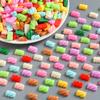 Mini Accesorios de Resina de Malvavisco de Colores Mixtos DIY Hechos a Mano Pegamento Crema Carcasa para Teléfono Móvil Horquilla Accesorios de Joyería Materiales