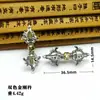 Proverbios de Seis Caracteres del Tíbet Pestillo de Diamante Bicolor Campana de Diamante Vivir con Accesorios para Artículos de Comercio Accesorios de Aleación para Bricolaje