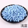 Cuentas Cuadradas de Agujero Grande de 7*7mm Cuentas Tejidas a Mano Cuentas Sueltas de Acrílico Accesorios para Joyería DIY Cadena para Teléfono Móvil Pulsera