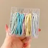 Faixa de cabelo de elástico infantil para menina, anel de cabelo elástico alto, acessórios de cabelo para meninas, não machuca o cabelo, corda de cabelo fofa, adorno de cabeça