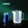 Taza medidora de plástico PP de grado alimenticio con escala, engrosada, especializada para panadería y tiendas de té de leche, Taza medidora con escala