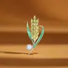 Broche Roxo Lavanda de Luxo Leve, um Buquê de Flores, Conjunto de Peças de Tricô para Usar por Cima, Acessórios de Roupa, Alfinete de Lapela, Anti-Exposição Venda por Atacado