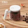 Nueva taza agitadora de carga totalmente automática portátil, taza de café eléctrica, taza batidora de leche de soja, taza de vidrio