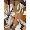 Zapatillas de entrenamiento alemanas de malla en bloque de color retro de cuero genuino, zapatillas deportivas casual versátiles, zapatillas tipo papá para exteriores y senderismo para mujer