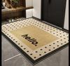 Tapete de entrada tapete de puerta de entrada hogar antideslizante alfombra Tita lujo ligero de alta calidad resistente a las manchas tapete de piso