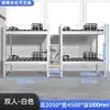 Cama mesa baja estantería combinación integrada estructura de hierro cama de doble capa cama para estudiante universitario dormitorio acero alta y baja escuela apartamento cama