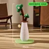 Rascador para Gatos, Tabla Rascadora Vertical para Gatos, Cuerda de Sisal para Afilar Garras, Duradero y No Suelta Pelusa, Árbol de la Fortuna Estructura para Trepar Gatos, Juguete para Gatos que Ahorra Espacio