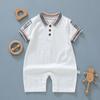 Ropa de bebé, mono de algodón para hombre y mujer, mono de manga corta, mono de verano para niño, mono fino de verano para recién nacido