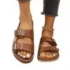 Sandalias de playa para mujer con suela gruesa, punta abierta, estilo romano casual de verano, sandalias versátiles de nuevo modelo europeo y americano para mujer 2025