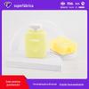 Frasco de substituição para shampoo e gel de banho quadrado plano de 100ml, a cor pode ser encomendada, frasco corporal infantil
