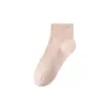 Calcetines de algodón puro para mujer 2026 primavera/verano 10A antibacterianos, transpirables, de media pantorrilla, color liso, versátiles calcetines deportivos de Zhuji Socks Industry