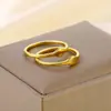 Anel de Nicho Simples de Alta Qualidade Estilo K para Mulheres Tendência Ins Anel Liso Anel de Falange Design com Diamante Anel de Casal Masculino e Feminino