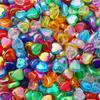 Accesorios DIY hechos a mano con cuentas color transparente plateado AB estrella de pentagrama corazón de amor cuentas sueltas accesorios transfronterizo