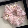 Diadema Rosa de Oso Dulce y Linda Diseño de Nicho Elegante Estilo Coreano Tocado Accesorios para el Cabello Cola de Caballo Elegante de Moda para Mujeres
