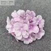 Salão de Casamento Roxo Flor Peônia Crisântemo Hortênsia Flor de Cerejeira Queda de Neve Teto Flor Rosa Eucalipto Materiais