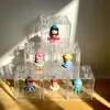 Soporte de Exhibición de Almacenamiento de Caja Ciega Hecho a Mano Muñeca Muñeca Bubble Mart Escritorio Transparente DIY Montaje de Caja de Exhibición