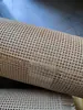 Material de tejido de ratán, color madera natural, color café, patrón a cuadros, imitación de ratán, adecuado para muebles, gabinetes, techos y mamparas