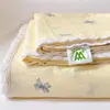 Juego de Sábana de Cama de Gasa de Doble Capa con Sensación de Nube para Bebé y Maternidad Clase A, Sábana Individual para Uso en Casa y Dormitorio