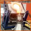 Fabricante de Horno de Fusión de Acero Inoxidable Fusión Rápida Metal de Fundición Horno de Fusión Basculante Horno de Fusión por Inducción de Material Magnético Débil