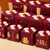 Caja de dulces para boda caja de dulces nueva para boda regalo hecho a mano bolsa de dulces portátil china caja de dulces especial para boda