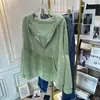 Cárdigan con Cremallera para Mujer con Capucha 2025 Primavera y Otoño Nuevo Versátil Deportivo Casual Holgado Estilo Coreano Sudadera con Capucha Chaqueta