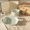 Juego de Vajilla para Uso Doméstico Primer Nevado Tazón de Cerámica Juego de Tazones de Alto Valor Juego de Vajilla para Una Persona Tazón de Arroz Plato Tazón de Postre